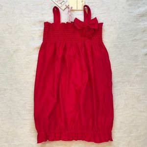 NWT*MONNALISA**Red Summer Dress/ Pool dress**Age 6